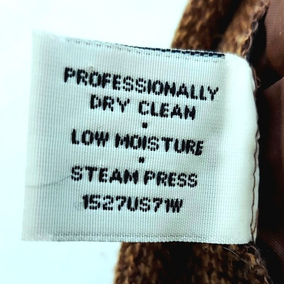 Lauren Ralph Lauren 100% Lambswool Brown Skirt Women's Sz 4 - Picture 5 of 13